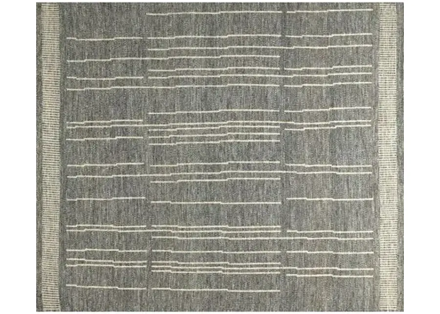 Nakita Hand-Knotted Rug - Gray Multi - STARK - Gray