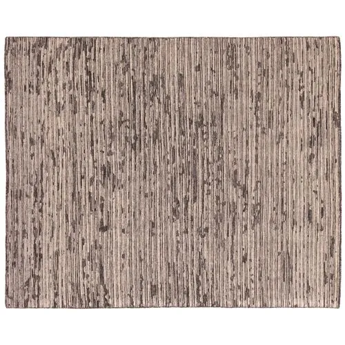 Paras Hand-Knotted Rug - Khaki - STARK - Brown - Brown