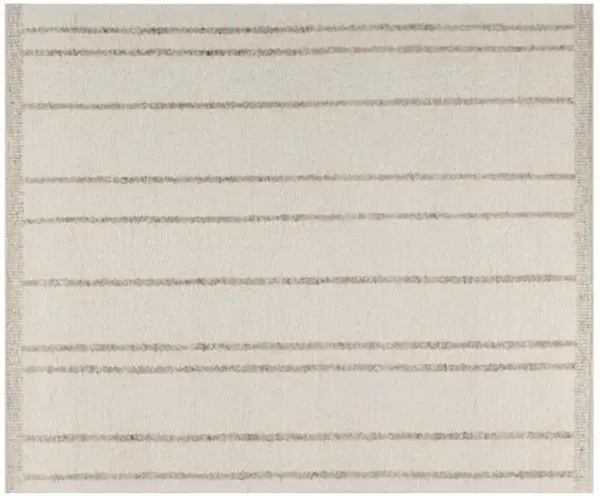 Xava Hand-Knotted Rug - Ecru Stripe - STARK - Beige - Beige