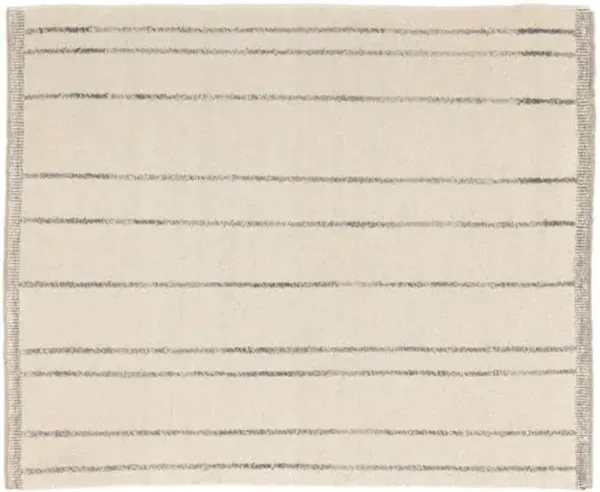 Xava Hand-Knotted Rug - Silver Stripe - STARK - Beige - Beige