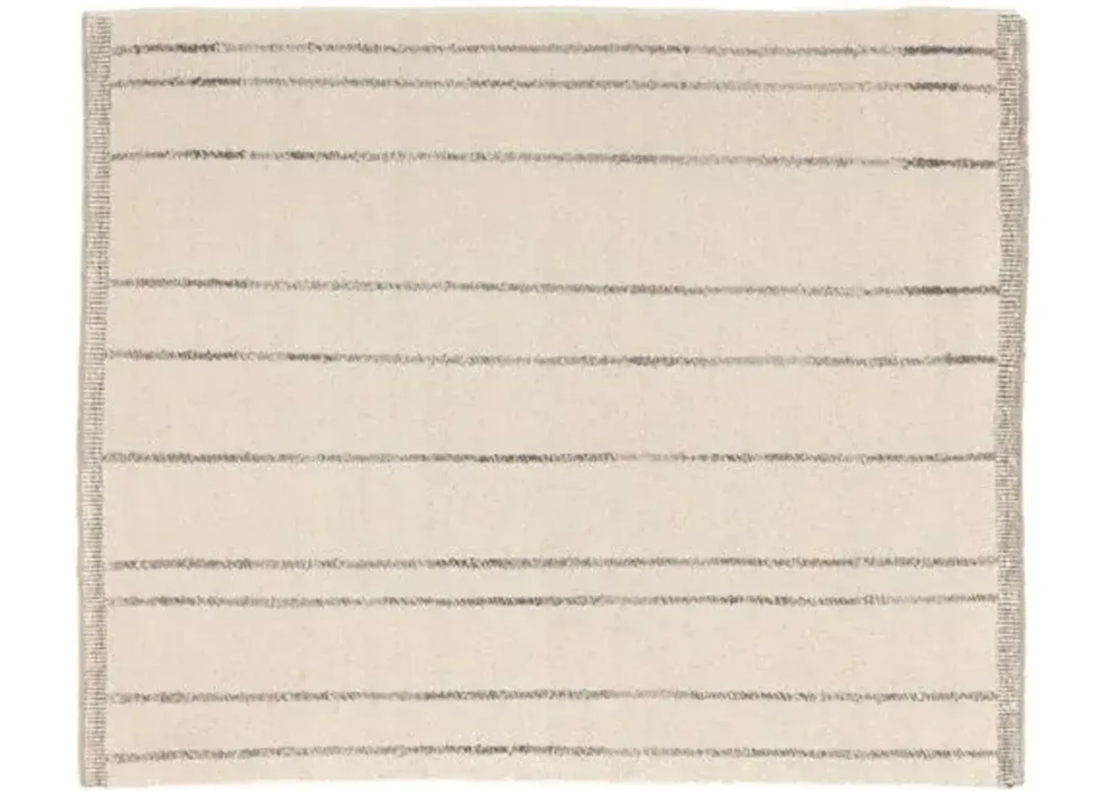 Xava Hand-Knotted Rug - Silver Stripe - STARK - Beige - Beige