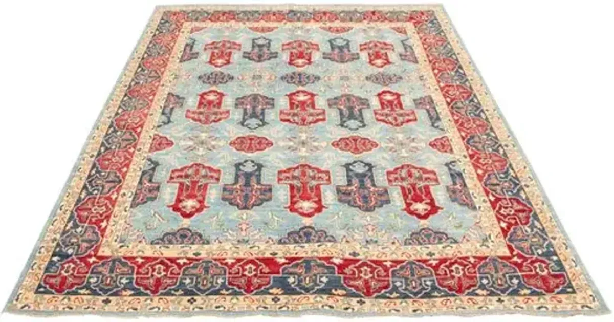 8'11"x11'11" Aryana Rug - Light Blue - ECARPETGALLERY - Blue