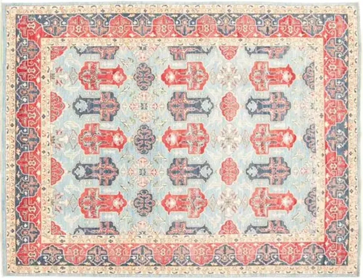 8'11"x11'11" Aryana Rug - Light Blue - ECARPETGALLERY - Blue