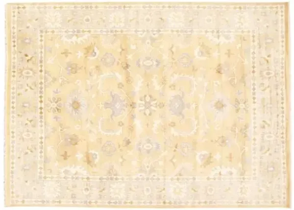 8'9"x12'0" Royal Oushak Rug - Khaki - ECARPETGALLERY - Beige - Beige