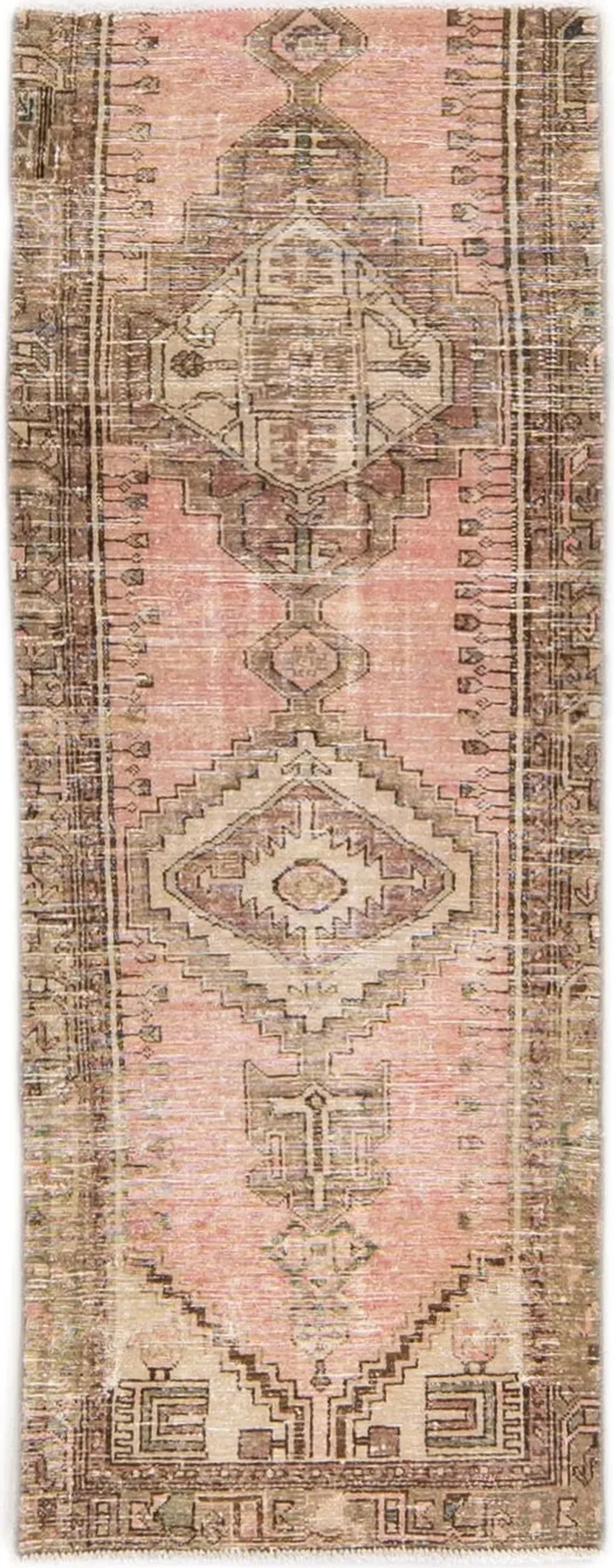 Vintage Tribal Pink Rug 2'9" x 7'5" - Apadana - Pink