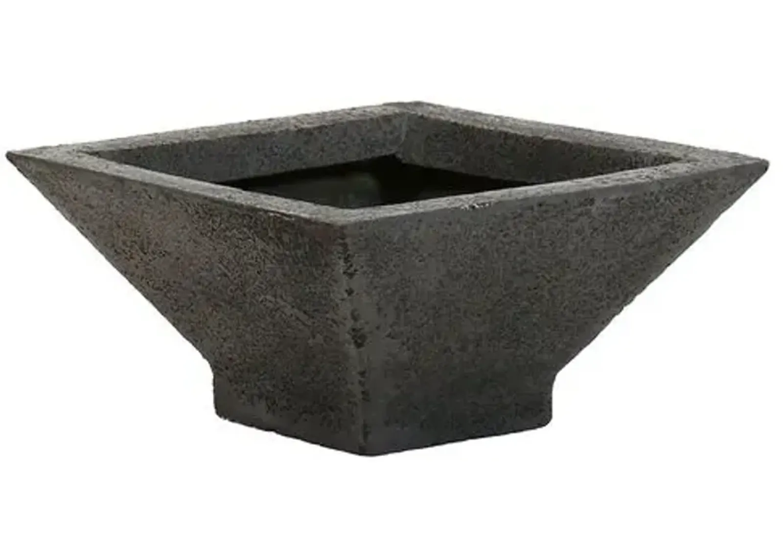 Endover Outdoor Planter - Slate Gray - Handcrafted - large