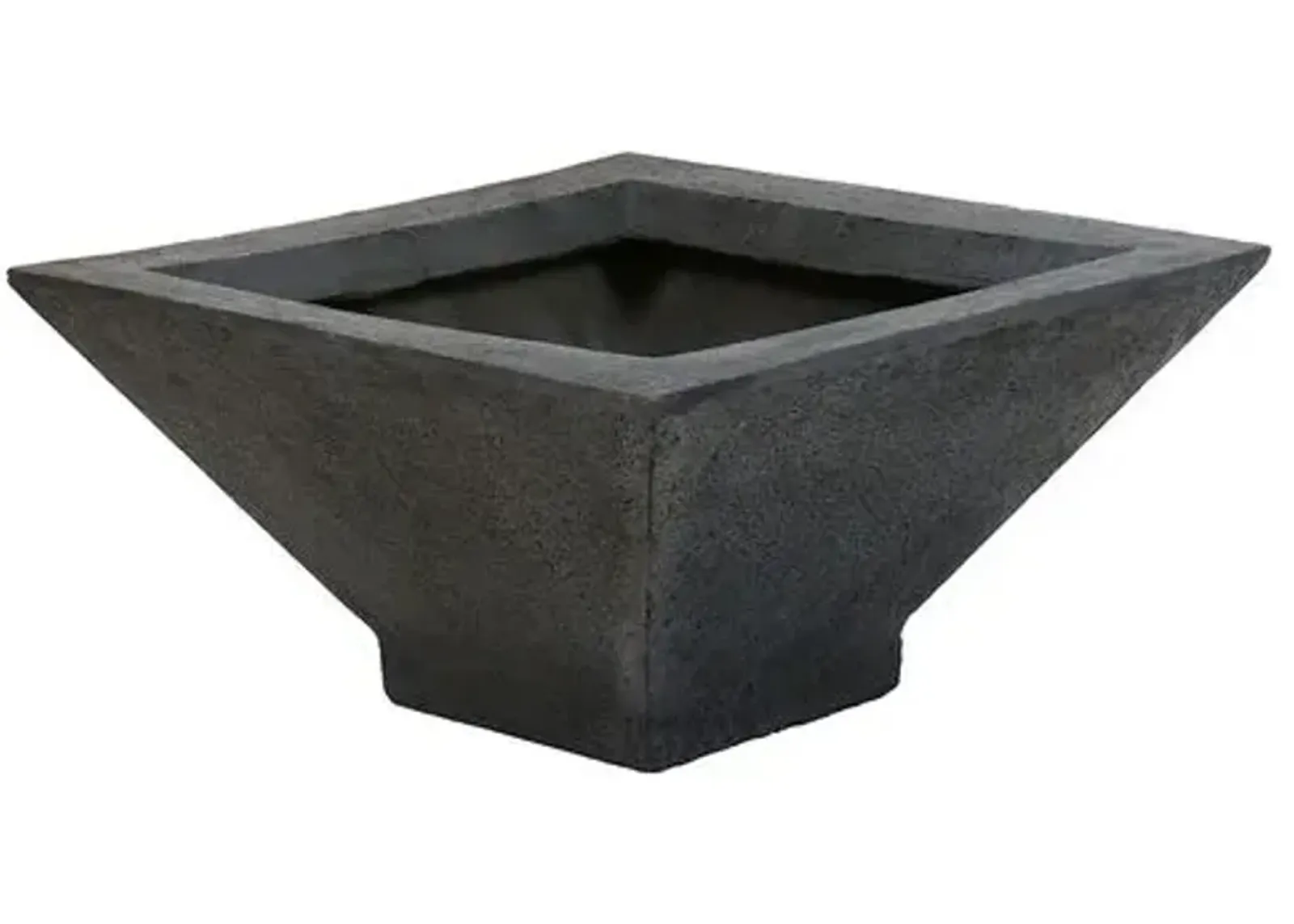 Endover Outdoor Planter - Slate Gray - Handcrafted - medium