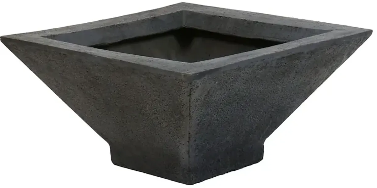 Endover Planter, Slate Gray