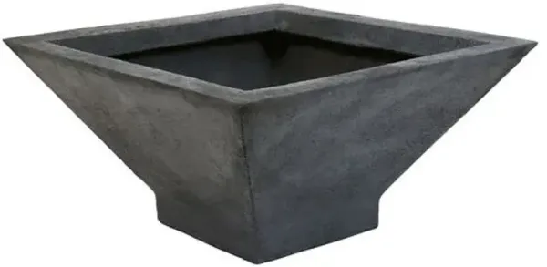 Endover Outdoor Planter - Slate Gray - Handcrafted - small