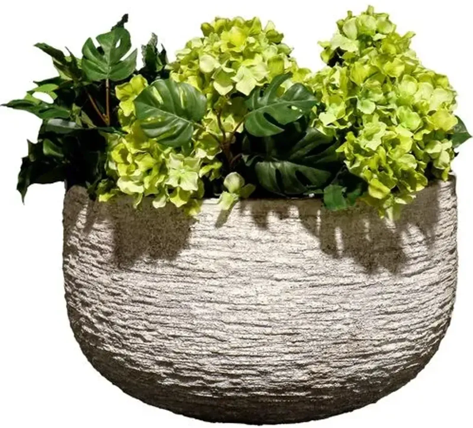 Mae Outdoor Planter - White - Handcrafted - medium