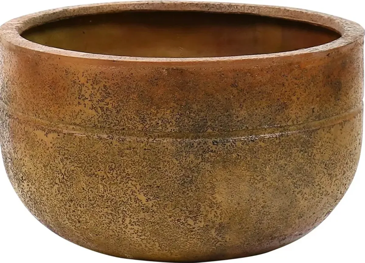 Glendale Planter, Rust Brown