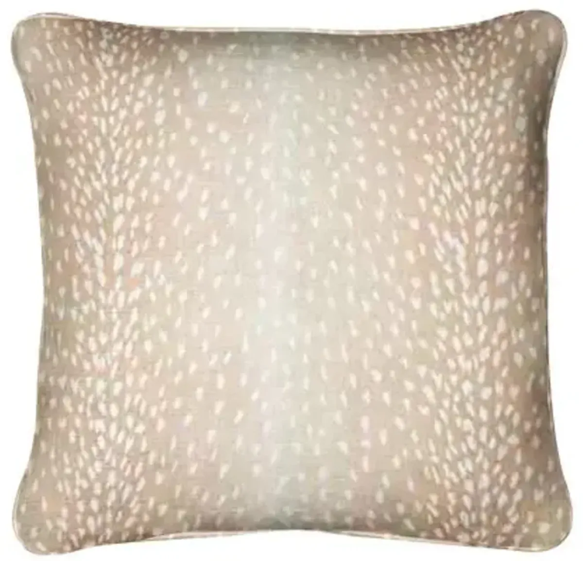 Doeskin Pillow - Blush/White - Handcrafted