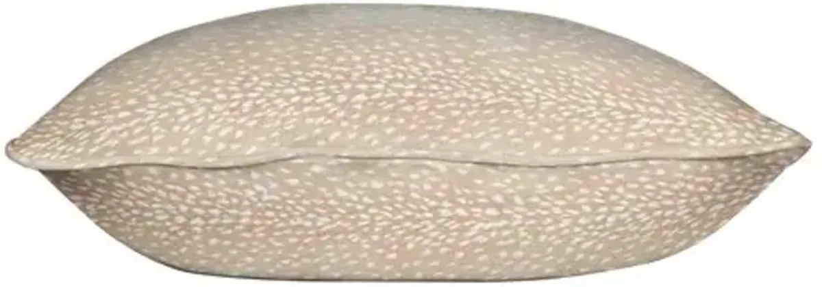 Doeskin Pillow - Blush/White - Handcrafted