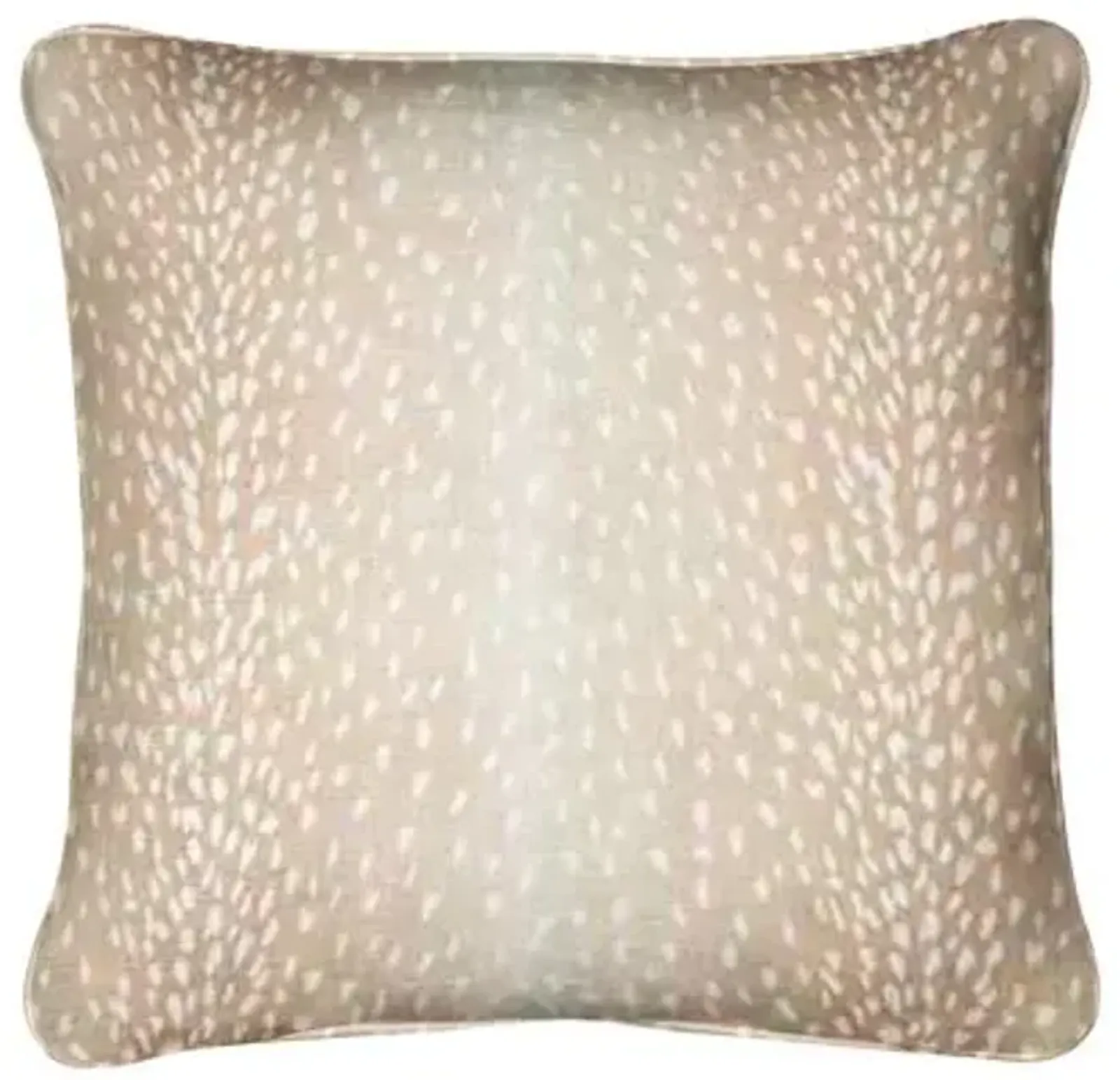 Doeskin Pillow - Blush/White - Handcrafted