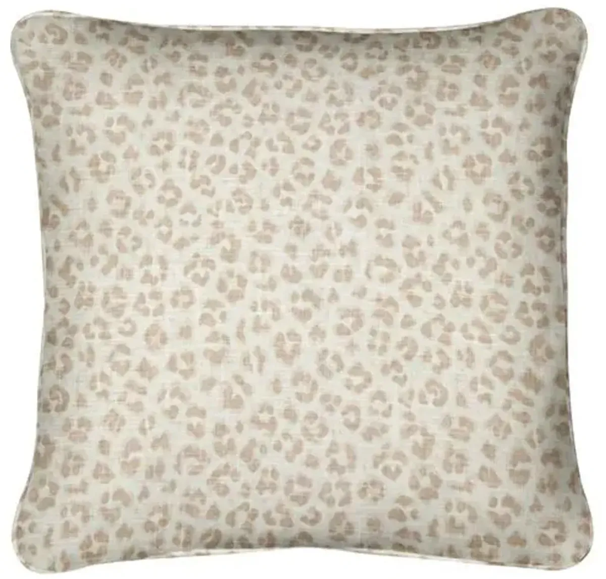 Kendall Cheetah Pillow - Tan - Handcrafted