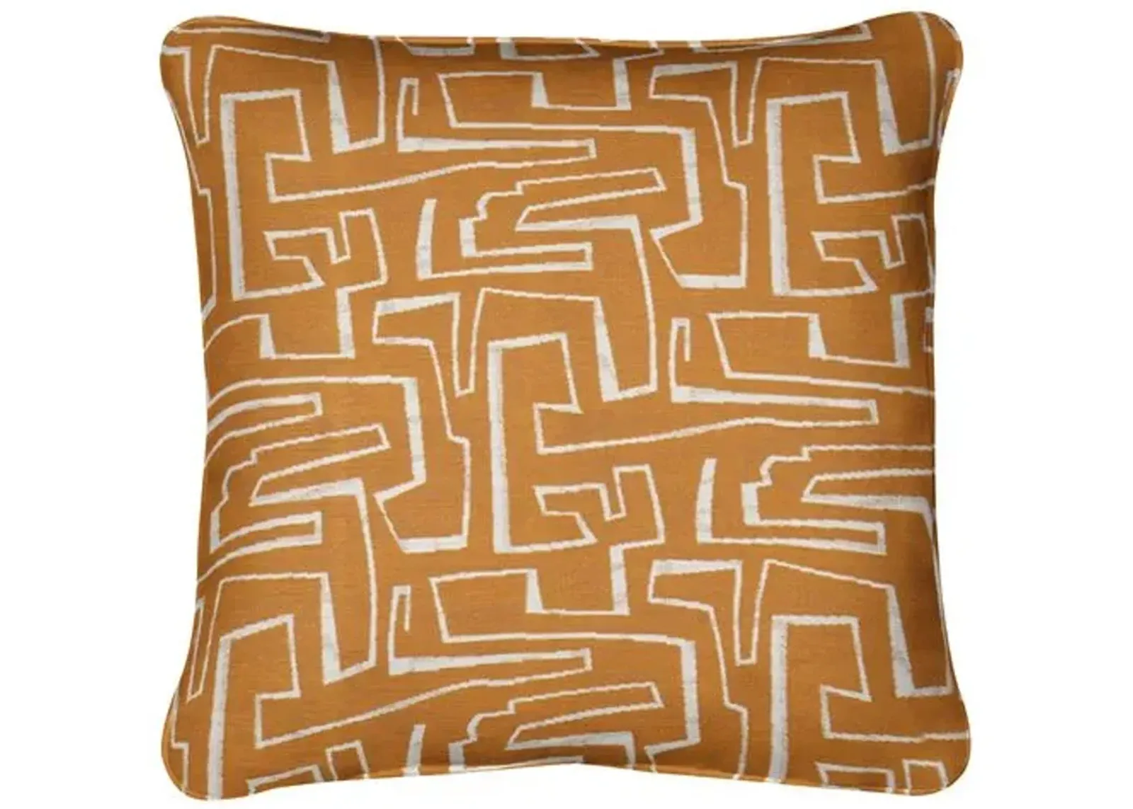 Priano Outdoor Pillow - Amber - Handcrafted