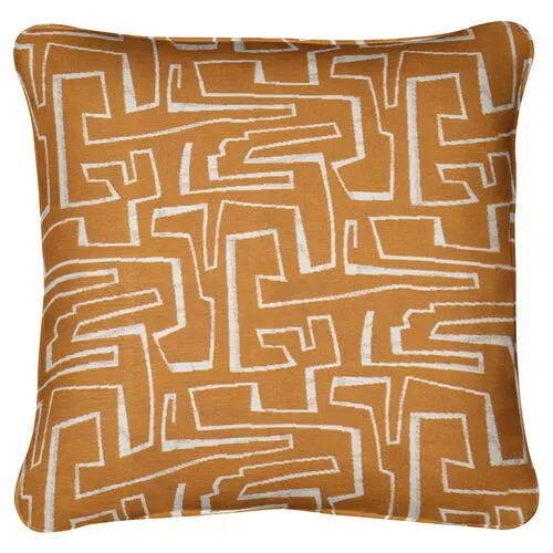 Priano Outdoor Pillow - Amber - Handcrafted