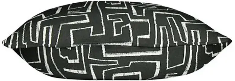 Priano Outdoor Pillow - Onyx - Handcrafted