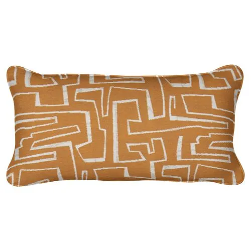 Priano 12x20 Outdoor Lumbar Pillow - Amber - Handcrafted
