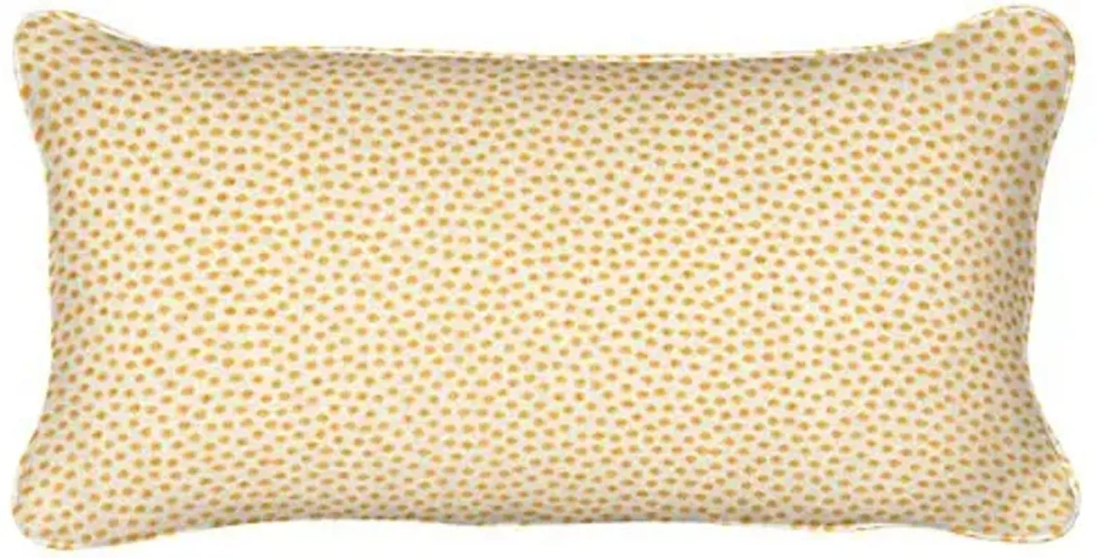 Tuck 12x20 Outdoor Lumbar Pillow - Marigold - Handcrafted