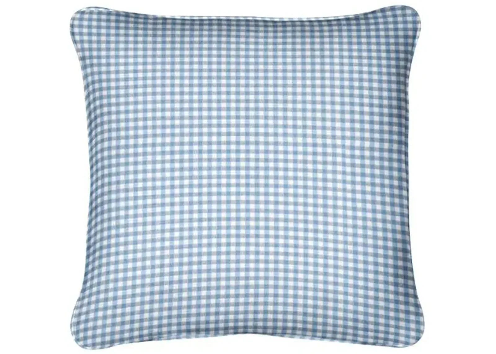 Stone Harbor Outdoor Pillow - Chambray - Handcrafted