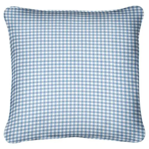 Stone Harbor Outdoor Pillow - Chambray - Handcrafted