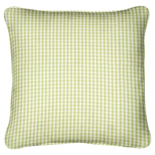 Stone Harbor Outdoor Pillow - Kiwi - Handcrafted