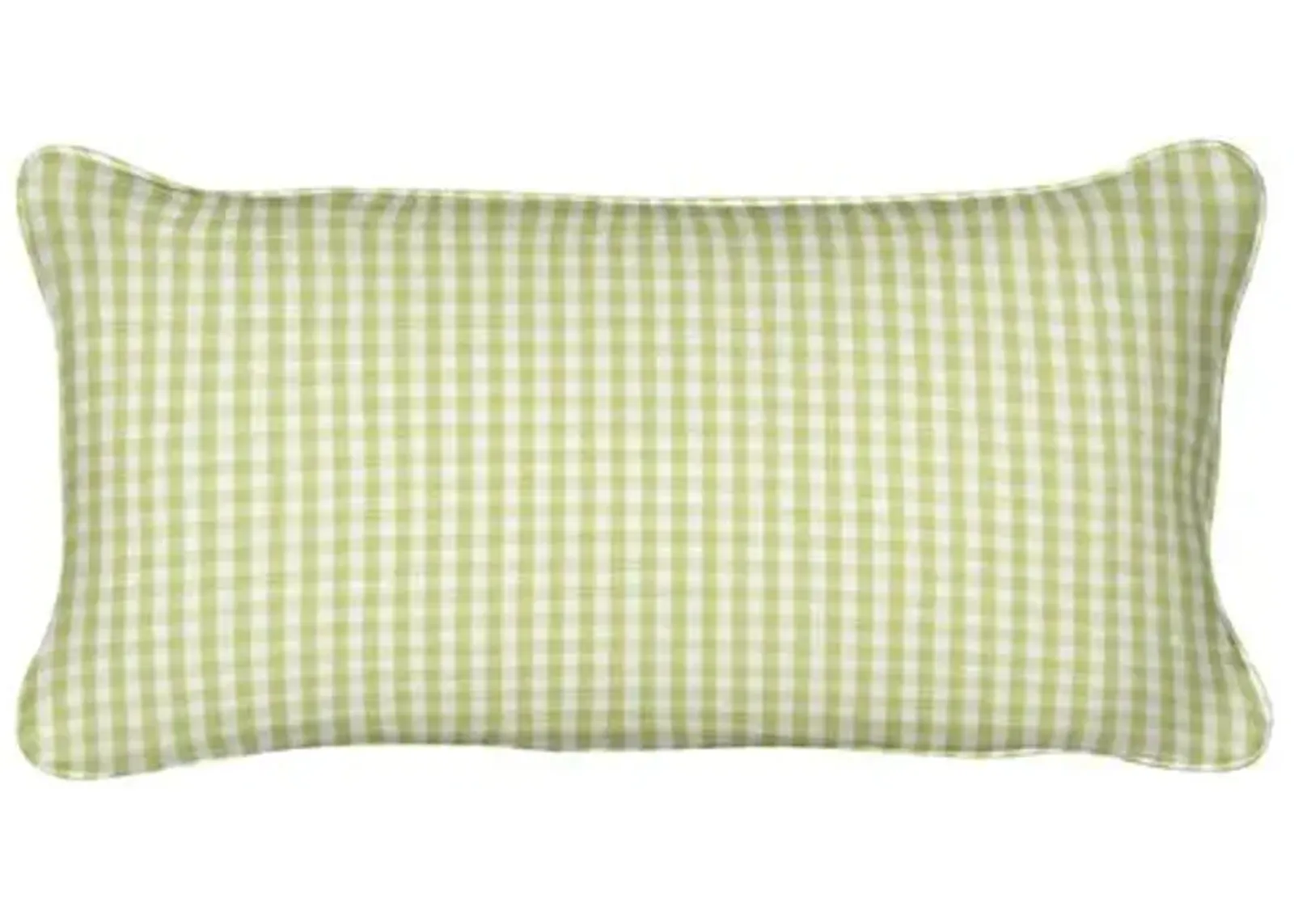 Stone Harbor 12x20 Outdoor Lumbar Pillow - Kiwi - Handcrafted