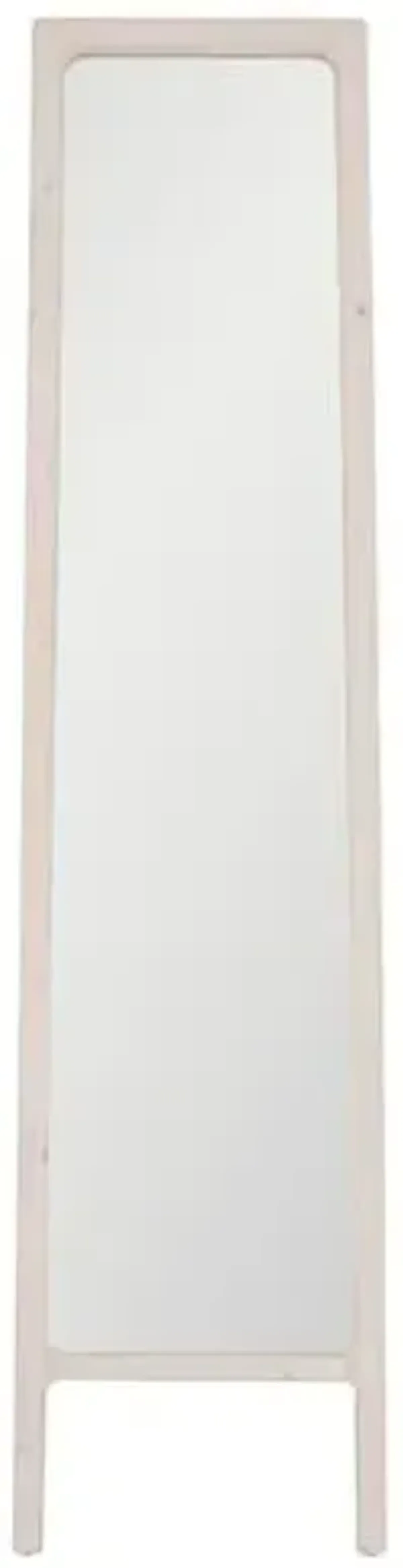 Lacey Floor Mirror - White Wash Pine