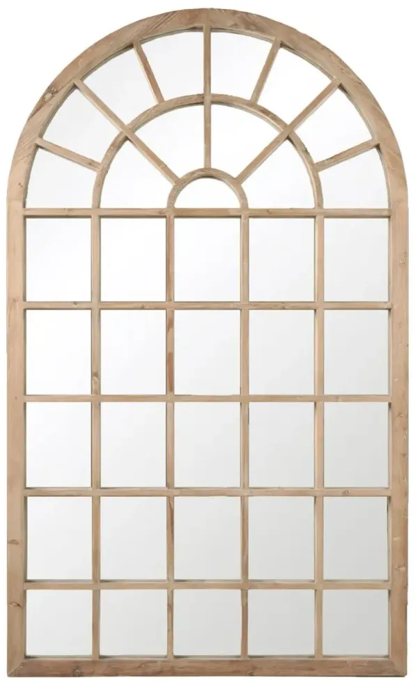 Waldo Oversized Floor Mirror, Smoke Gray Pine