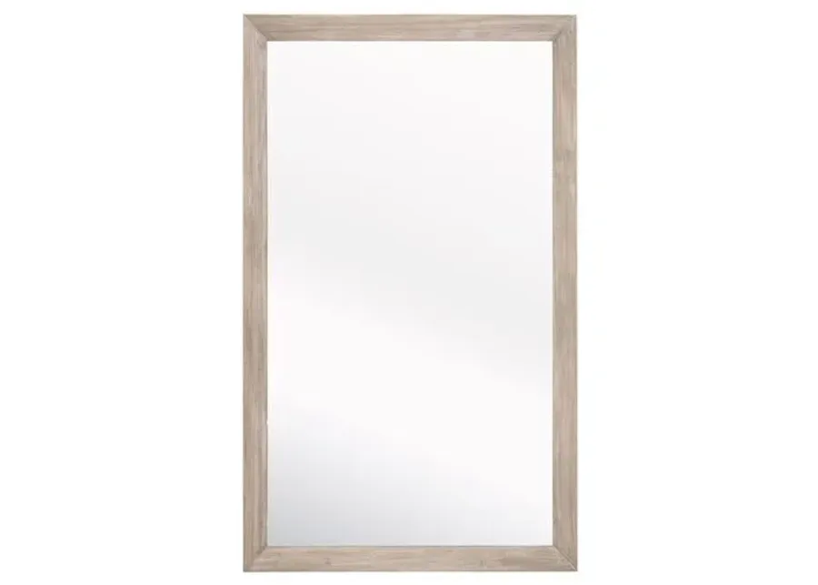 Olivia Oversized Floor Mirror - Natural Gray Acacia