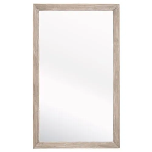 Olivia Oversized Floor Mirror - Natural Gray Acacia