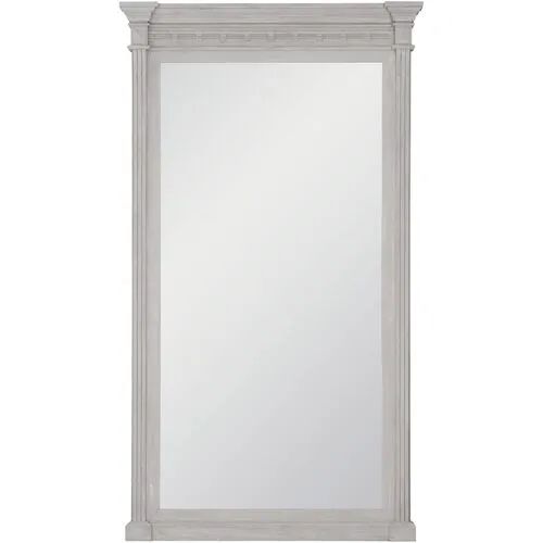 Stassi Oversized Floor Mirror - Antique Gray Pine