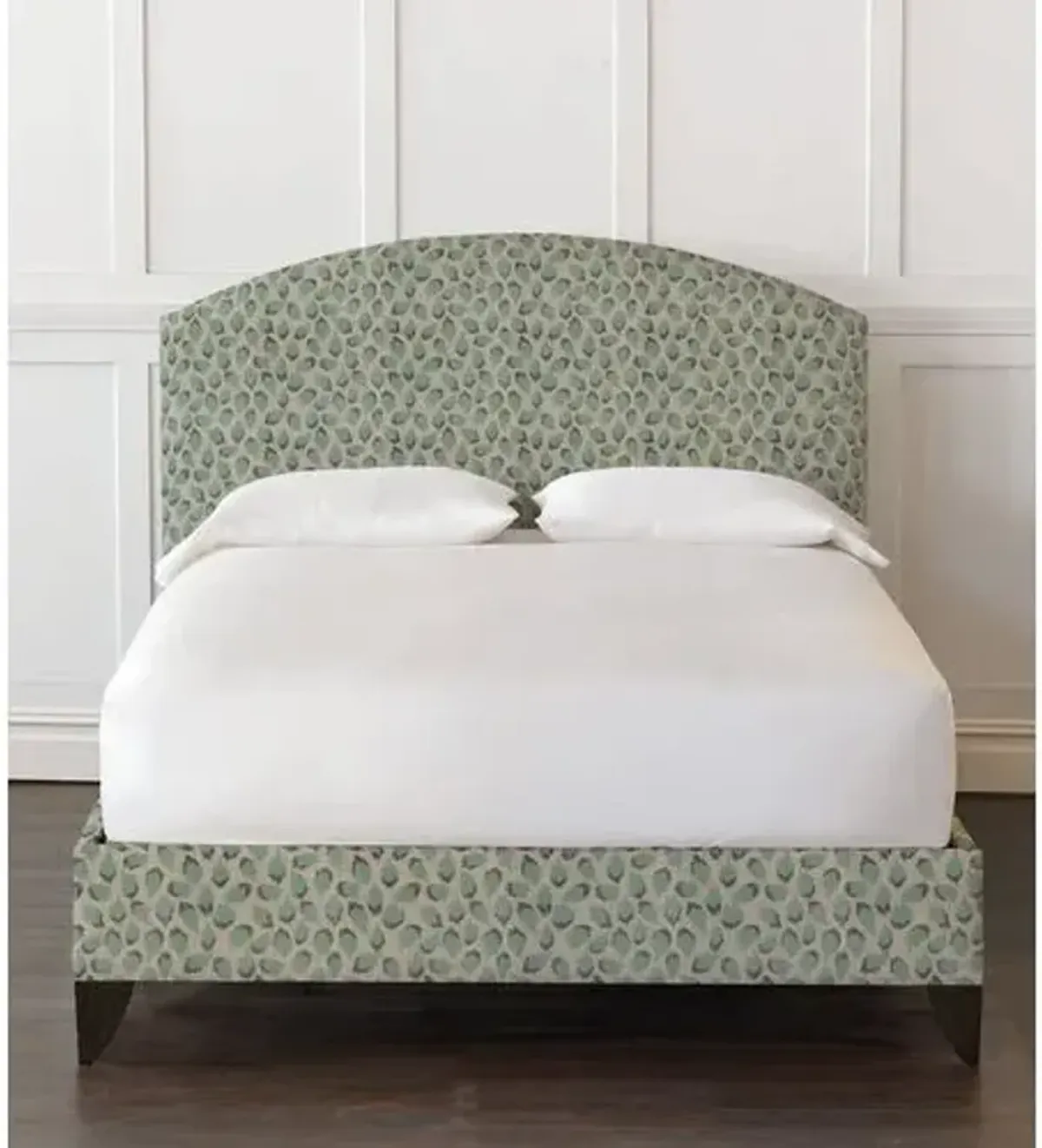 Trinka Upholstered Bed - Green