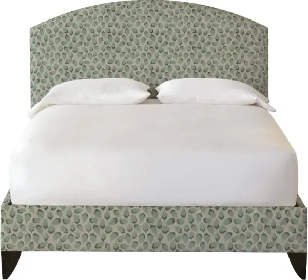 Trinka Chenille Velvet Upholstered Bed