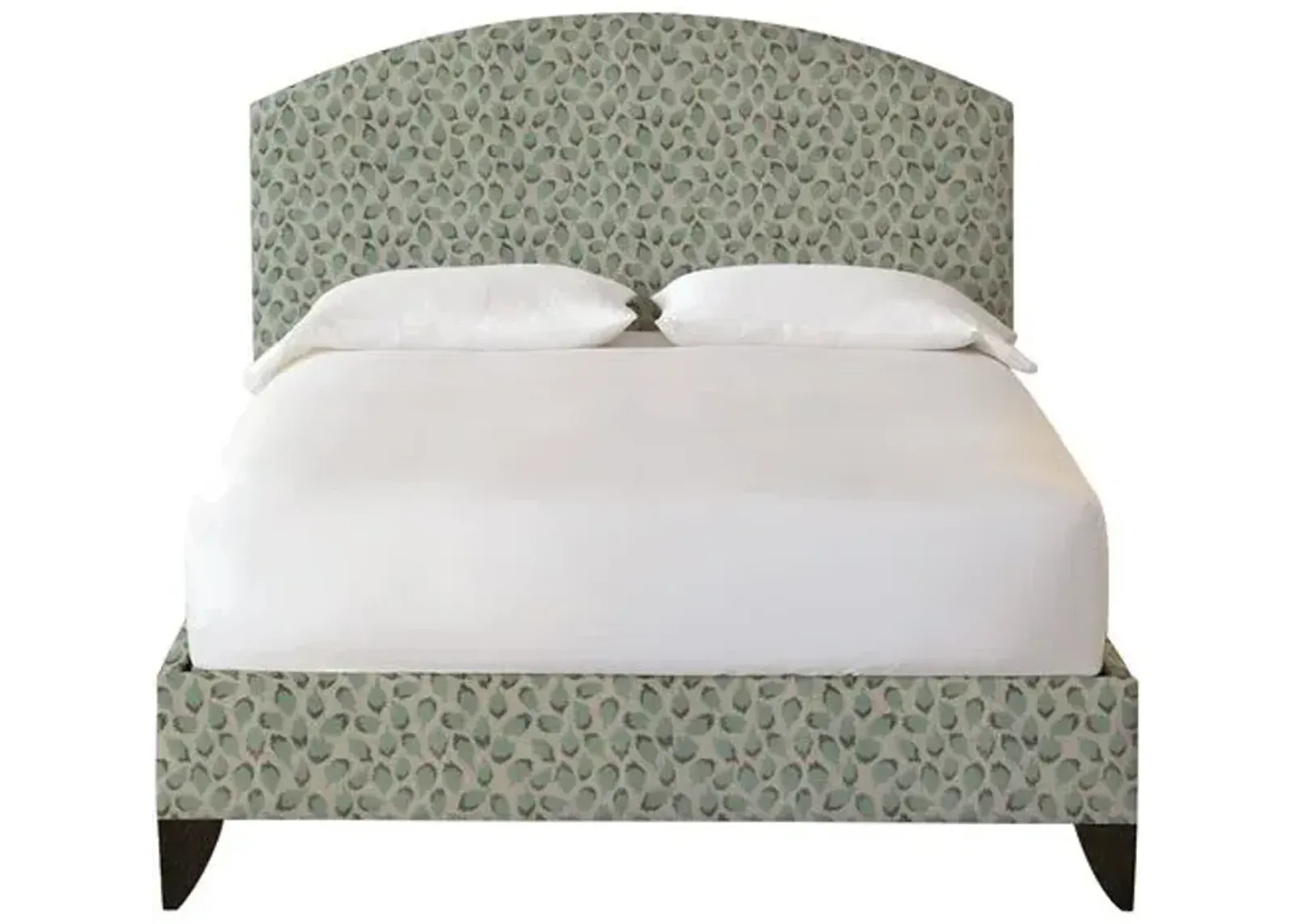 Trinka Upholstered Bed - Green