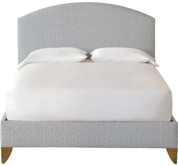Kinsley Upholstered Bed - Indigo Spot - Blue
