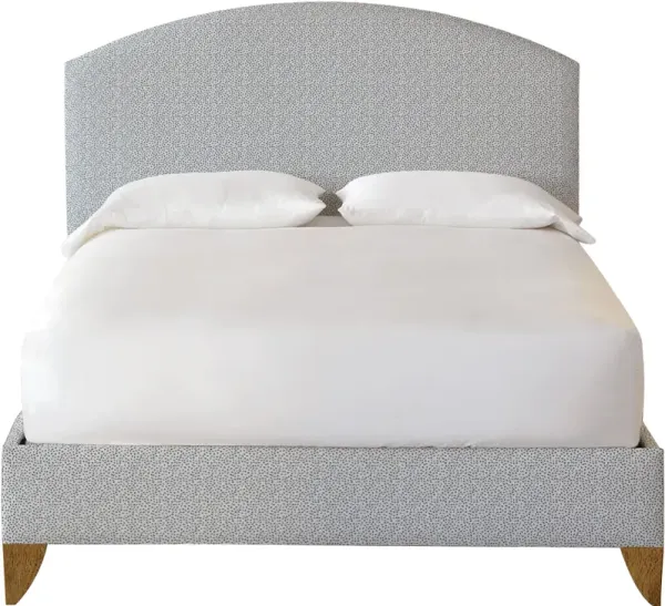 Kinsley Upholstered Bed, Indigo Spot
