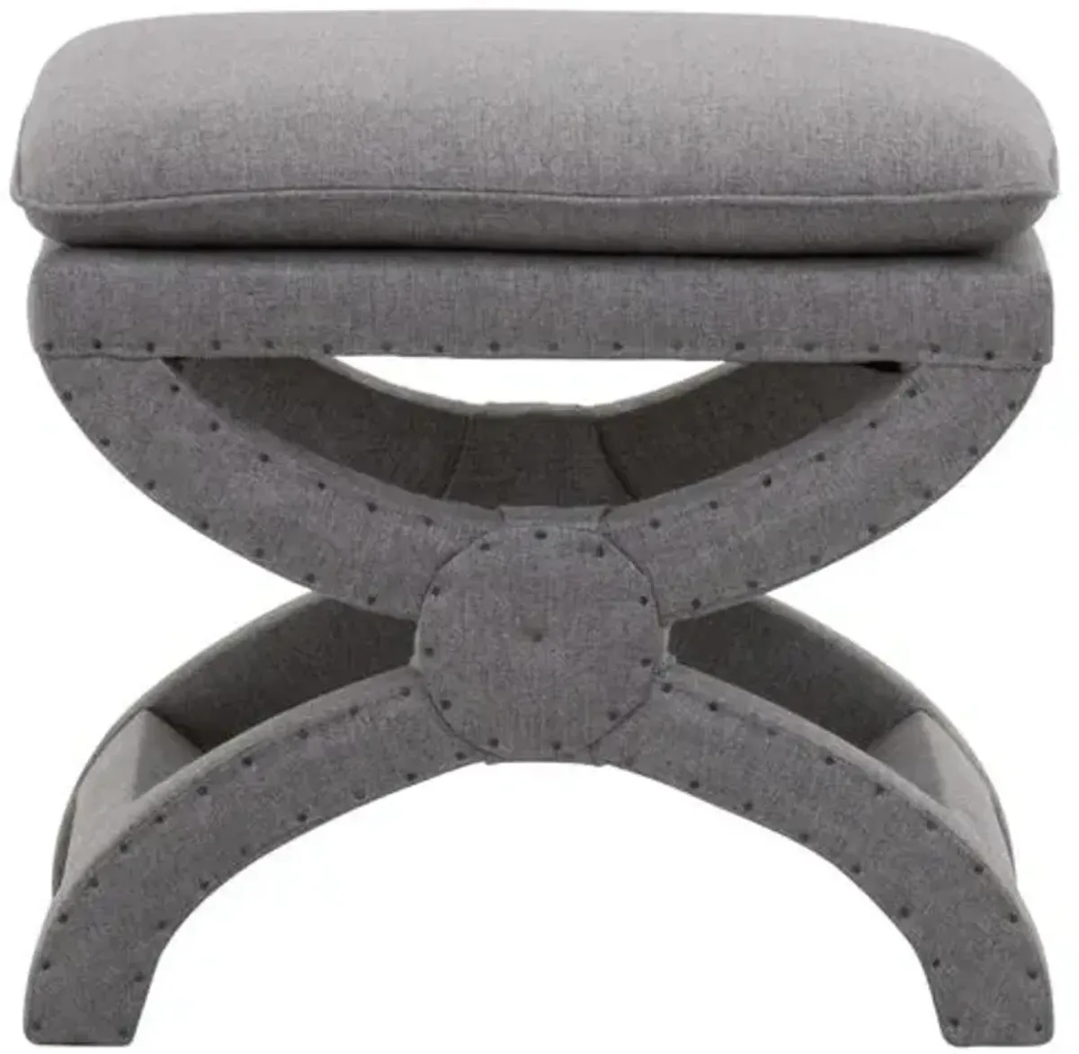 Darci Pillow-Top Ottoman - Earl Gray