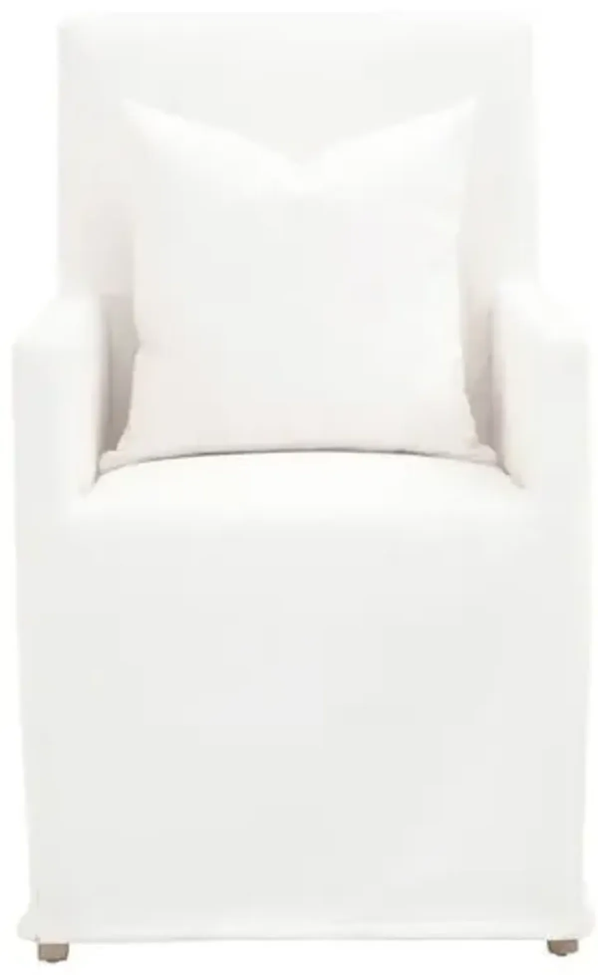 Remy Slipcover Armchair - Pearl Performance - White