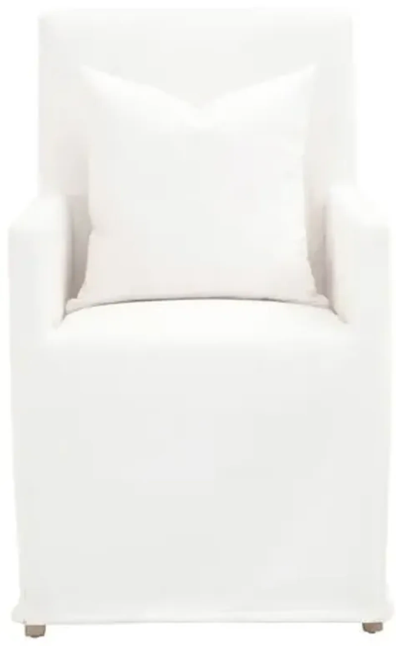 Remy Slipcover Armchair - Pearl Performance - White