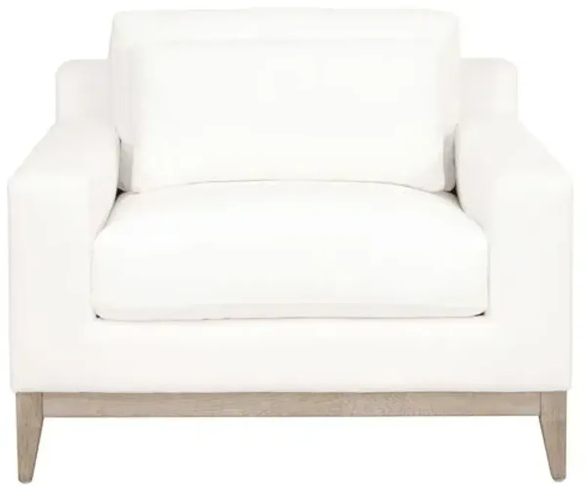 Milly Track-Arm Sofa Chair - Pearl Performance