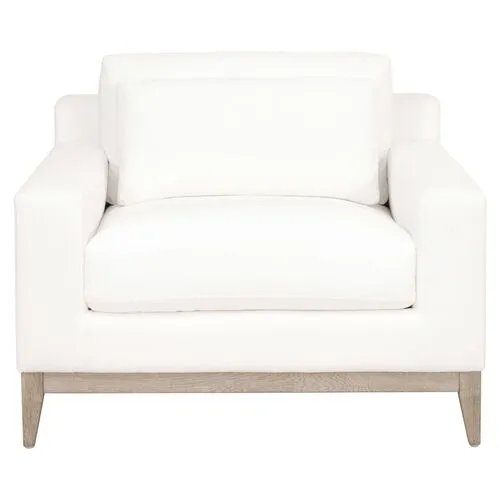 Milly Track-Arm Sofa Chair - Pearl Performance