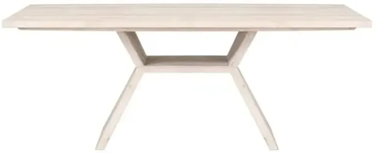 Ayaan 78" Dining Table - Whitewash