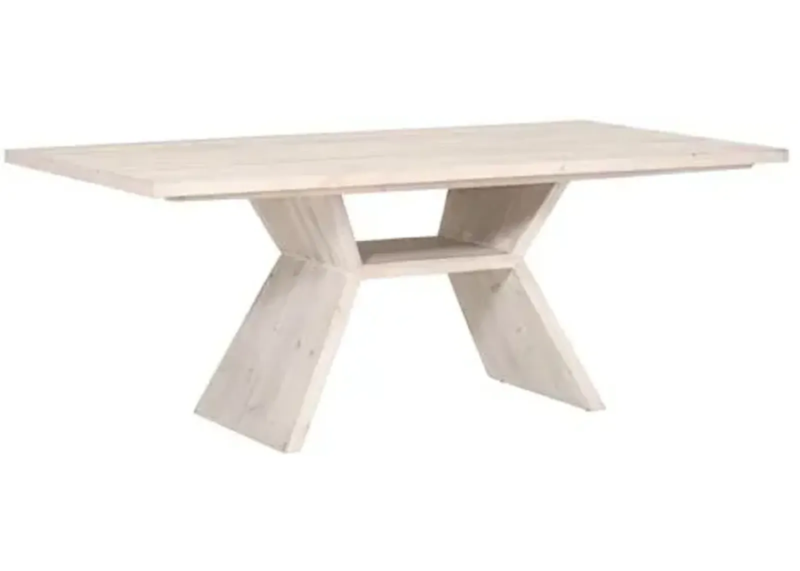 Ayaan 78" Dining Table - Whitewash