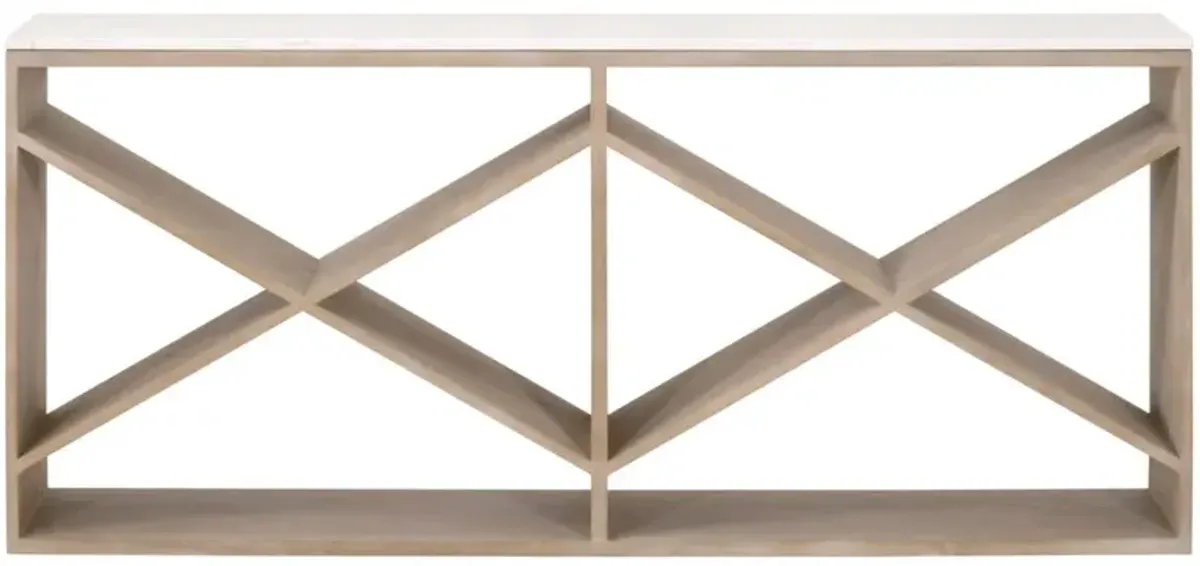 Tyron Console Table, Smoke Gray