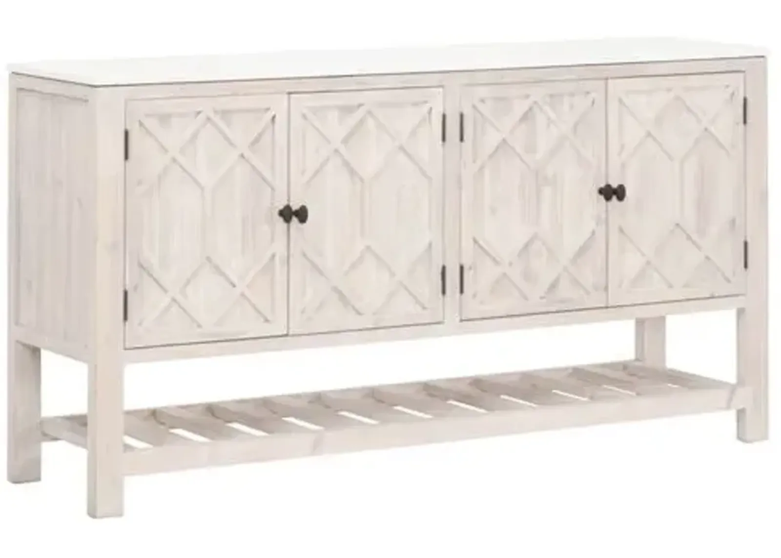 Esha Media Sideboard - Whitewash