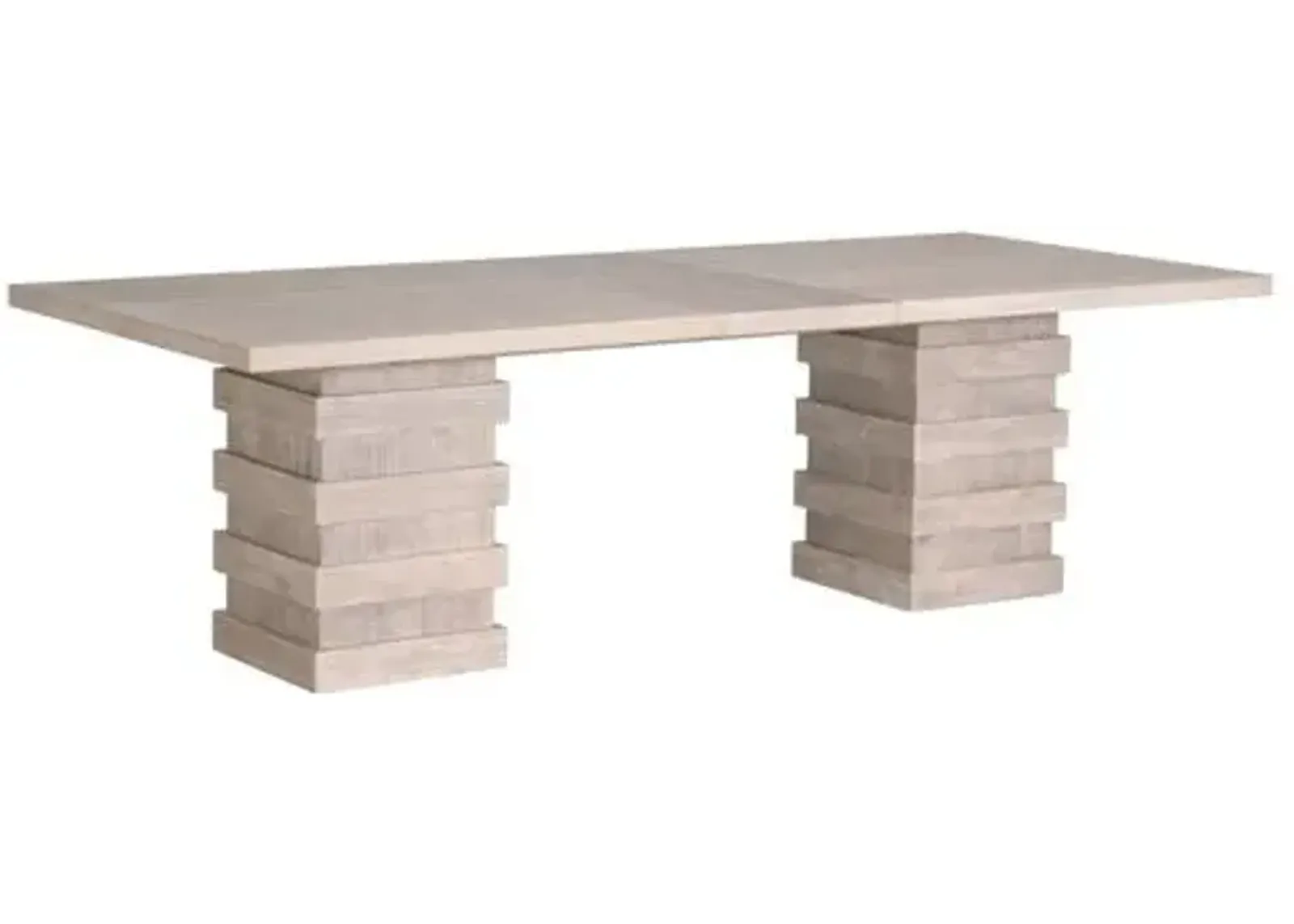 Irvine Extension Dining Table - Natural Gray