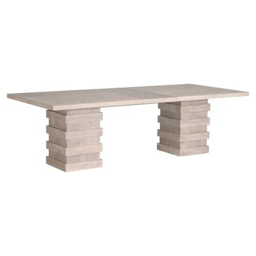 Irvine Extension Dining Table - Natural Gray