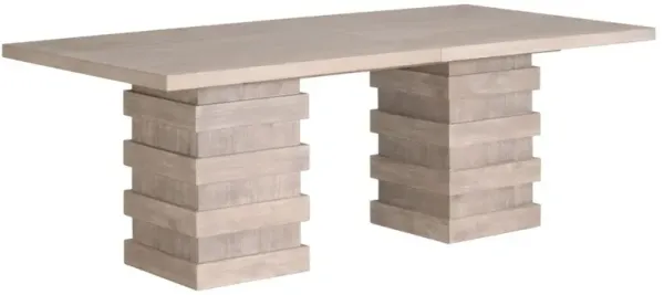 Irvine Extension Dining Table, Natural Gray